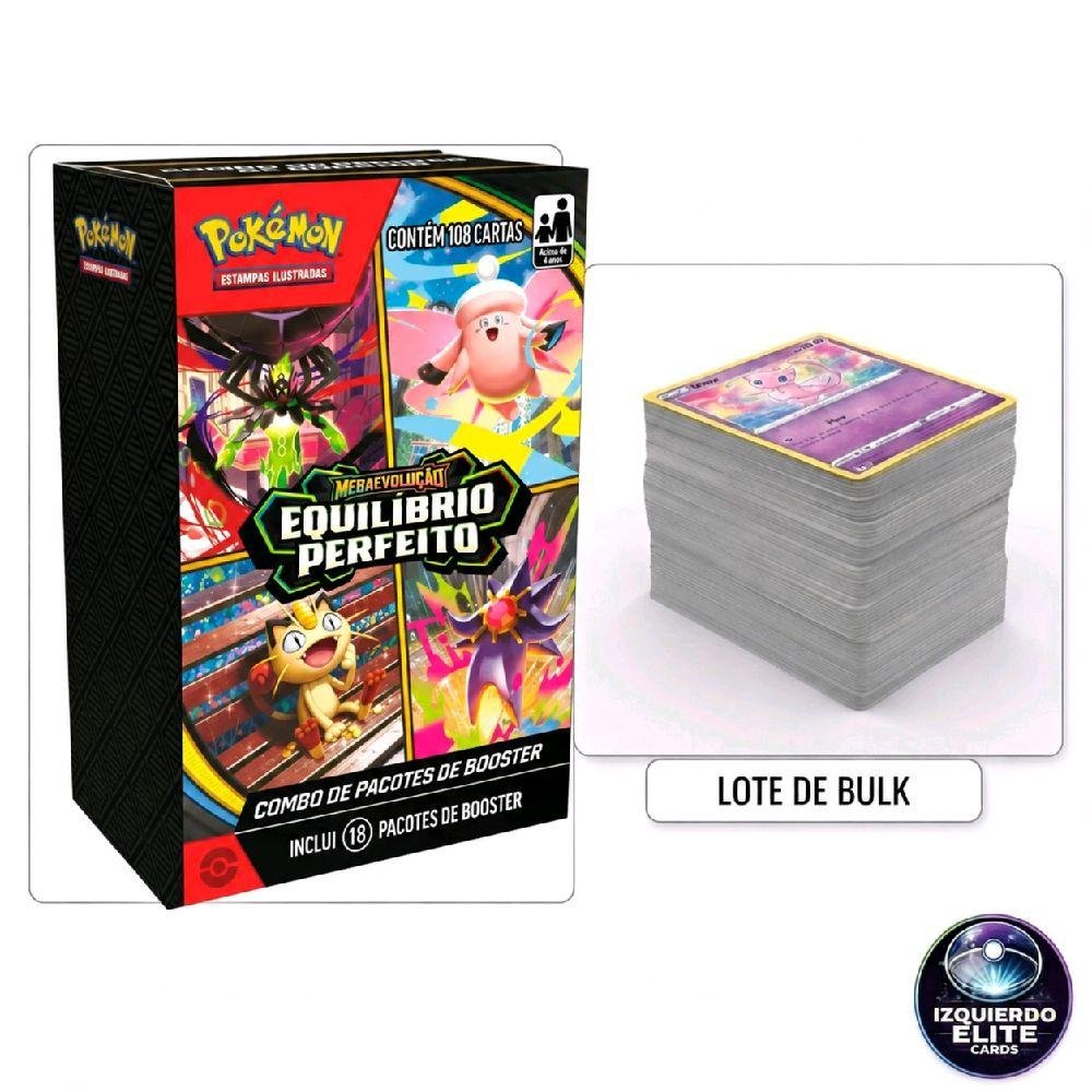 Bulk de Cartas Equilíbrio Perfeito - 75 Cartas Simples